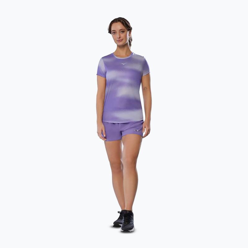 Moteriški bėgimo marškinėliai Mizuno Core Graphic Tee thistle 2