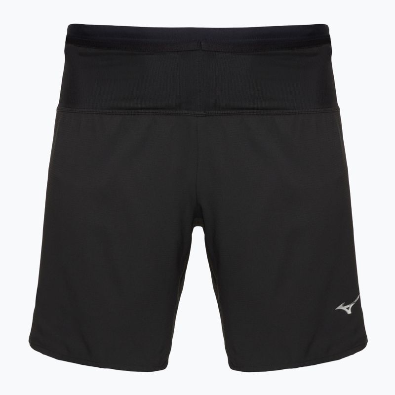 Vyriški bėgimo šortai Mizuno Trail ER 2IN1 black