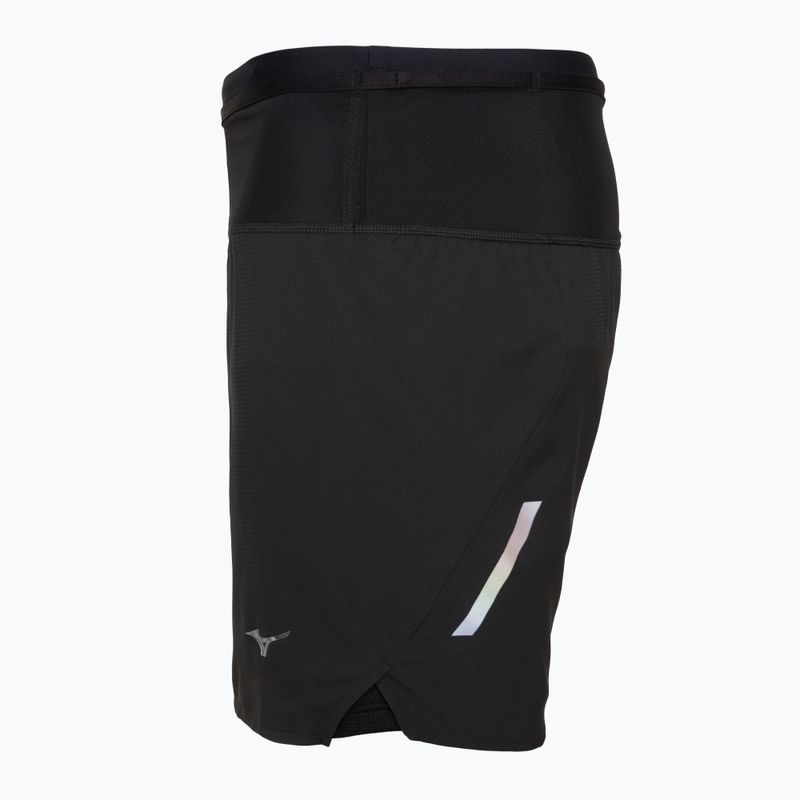 Vyriški bėgimo šortai Mizuno Trail ER 2IN1 black 3