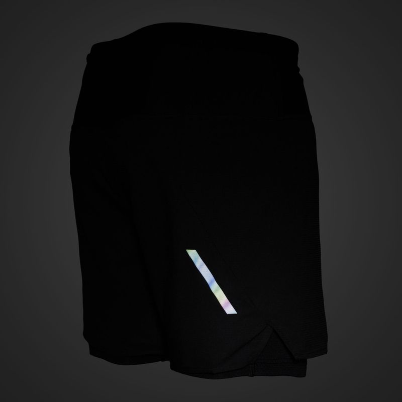 Vyriški bėgimo šortai Mizuno Trail ER 2IN1 black 7