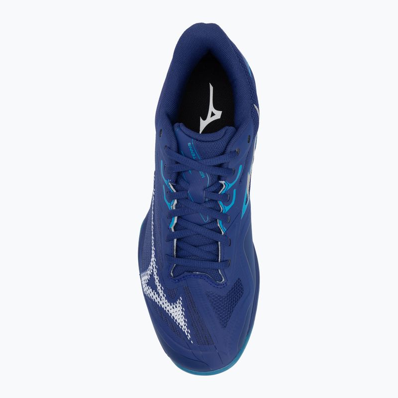 Vyriški teniso batai Mizuno Wave Exceed Light 2 CC bellwether blue/ white/ fjord blue 5