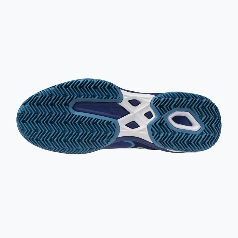 Vyriški teniso batai Mizuno Wave Exceed Light 2 CC bellwether blue/ white/ fjord blue 9