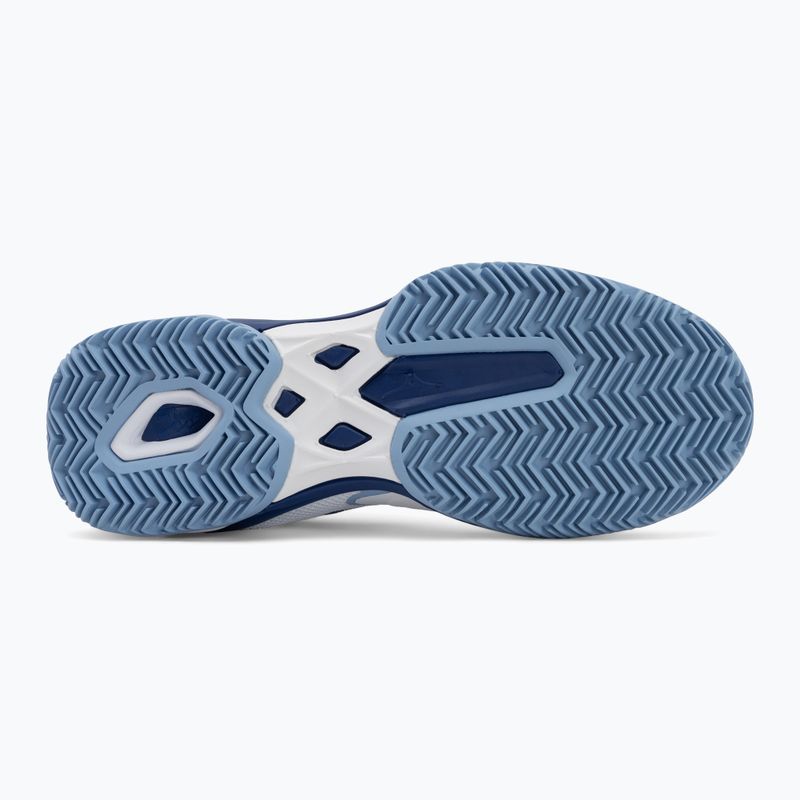 Moteriški teniso batai Mizuno Wave Exceed Light 2 CC white/ bellwether blue/ bel air blue 4