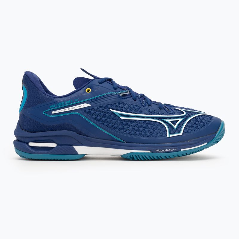 Vyriški teniso batai Mizuno Wave Exceed Tour 6 CC bellwether blue/ white/ fjord blue 2