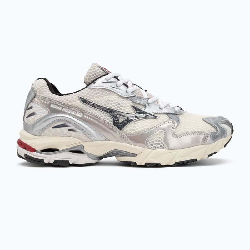 Vyriški batai Mizuno Wave Rider 10 mizuno sniego balta/juoda smėlio/rytų raudona 2