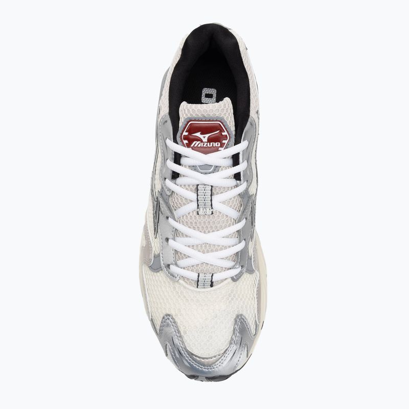 Vyriški batai Mizuno Wave Rider 10 mizuno sniego balta/juoda smėlio/rytų raudona 5