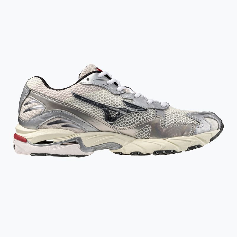 Vyriški batai Mizuno Wave Rider 10 mizuno sniego balta/juoda smėlio/rytų raudona 2