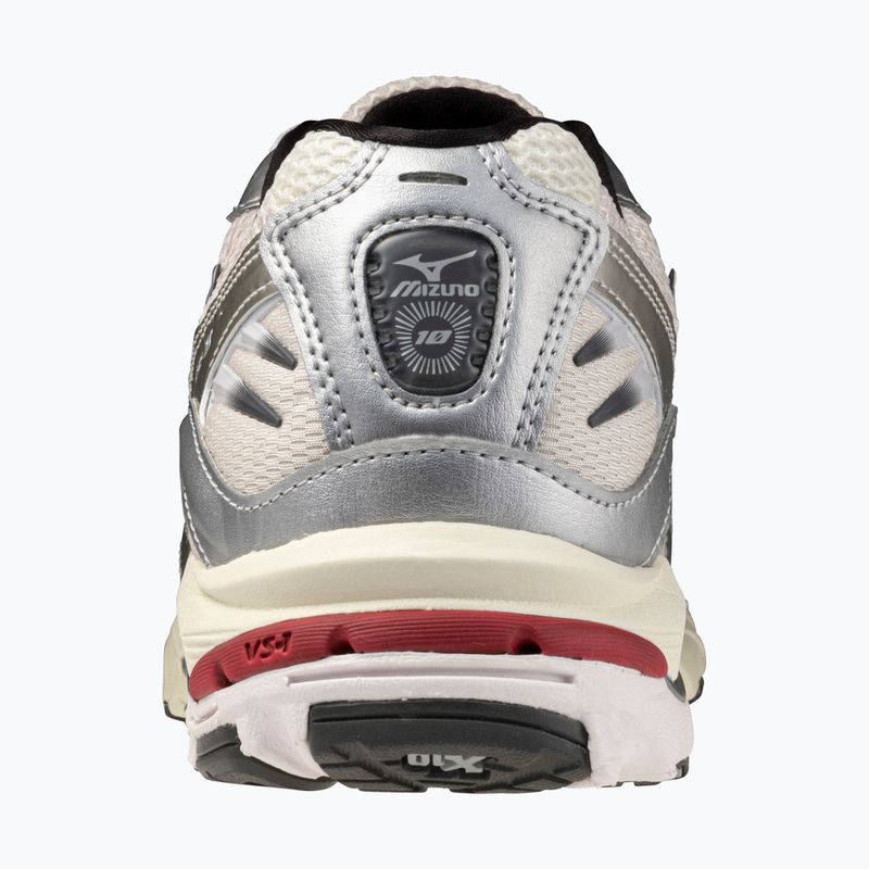 Vyriški batai Mizuno Wave Rider 10 mizuno sniego balta/juoda smėlio/rytų raudona 3