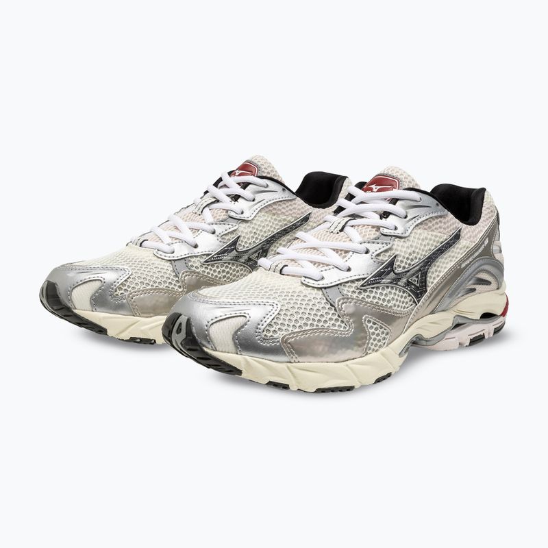 Vyriški batai Mizuno Wave Rider 10 mizuno sniego balta/juoda smėlio/rytų raudona 6