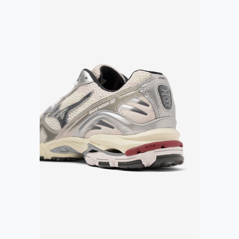 Vyriški batai Mizuno Wave Rider 10 mizuno sniego balta/juoda smėlio/rytų raudona 8