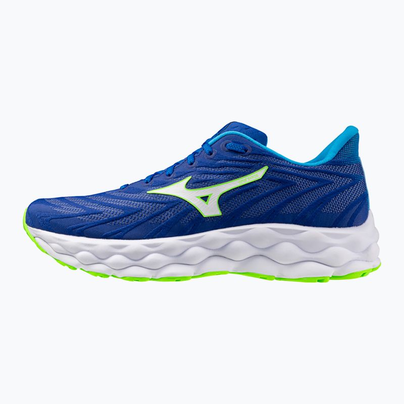 Vyriški bėgimo batai Mizuno Wave Sky 8 reflex blue c/white/green geck 8