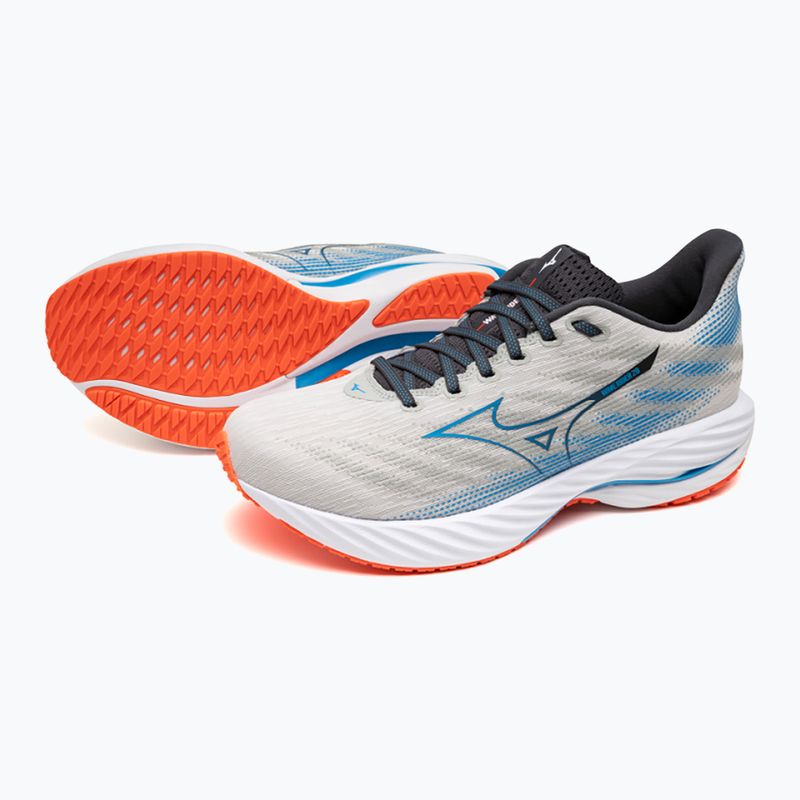 Vyriški bėgimo batai Mizuno Wave Rider 28 nimbus cloud/blue pace/igniotion red 9