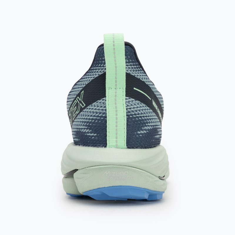 Vyriški bėgimo batai Mizuno Wave Rider GTX 2 vintage indigo / neo mint / front blue 6