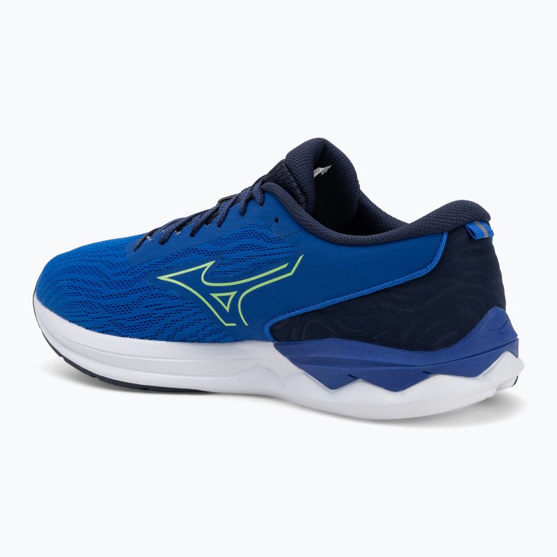 Vyriški bėgimo batai Mizuno Wave Revolt 3 Reflex blue c/green gecko/peacoat 3