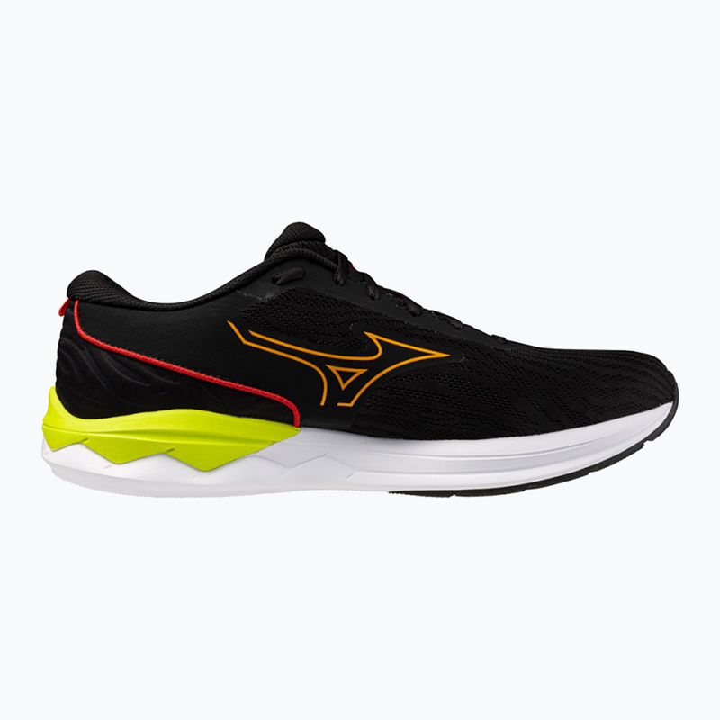 Vyriški bėgimo batai Mizuno Wave Revolt 3 black/bright marigold/evening primrose 8