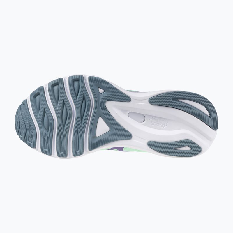 Moteriški bėgimo bateliai Mizuno Wave Serene neo mint/paisley purple/citadel 5