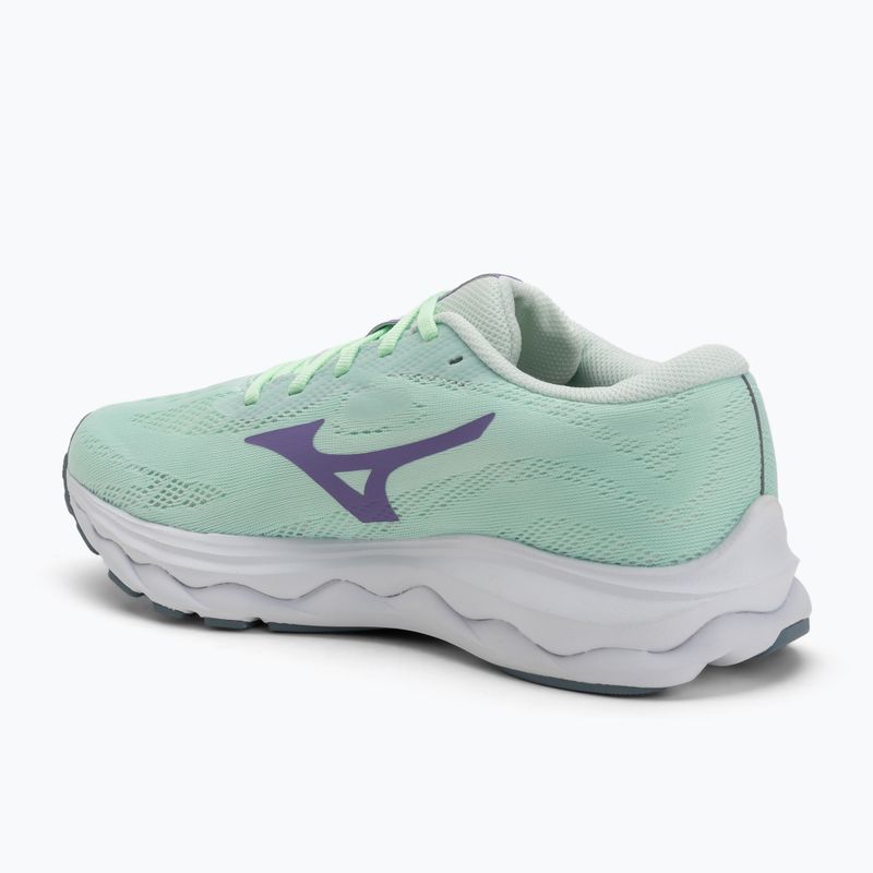 Moteriški bėgimo bateliai Mizuno Wave Serene neo mint/paisley purple/citadel 3