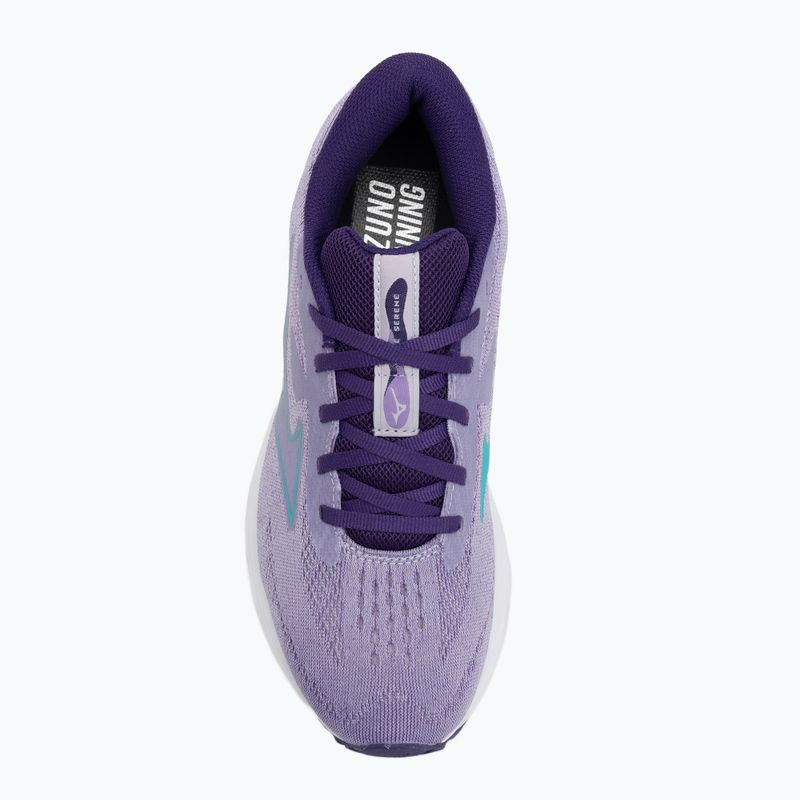 Moteriški bėgimo bateliai Mizuno Wave Serene thistle/ceramic/violet indigo 5