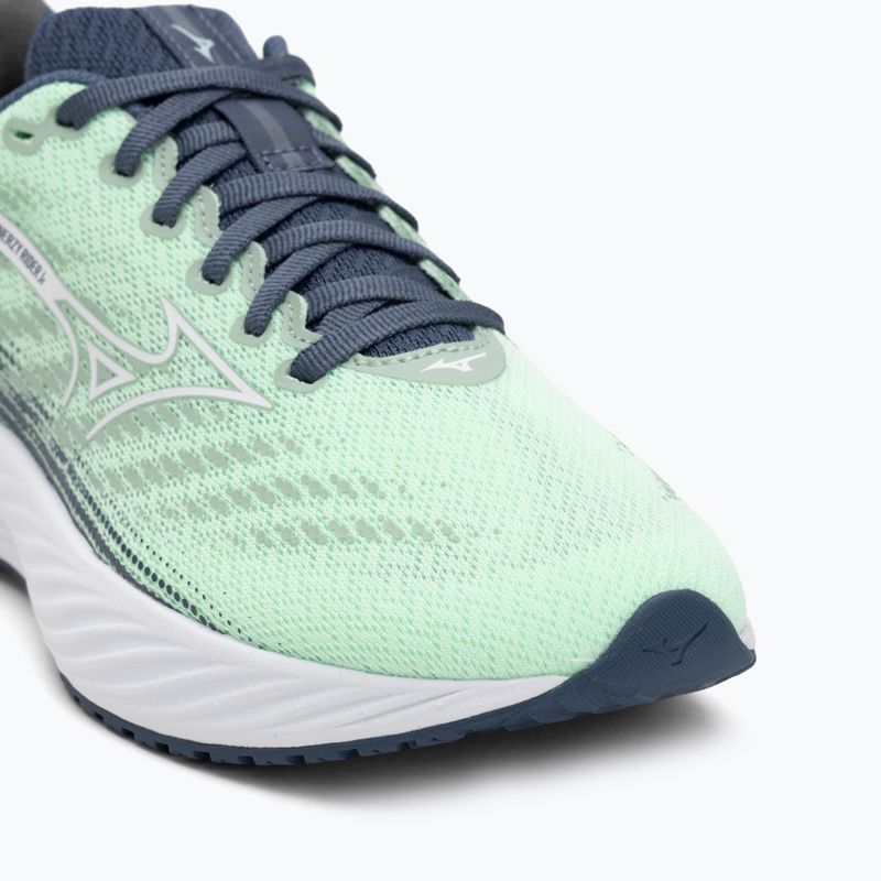 Vaikiški bėgimo bateliai Mizuno Enerzy Rider Jr neo mint/white/vintage indigo 7