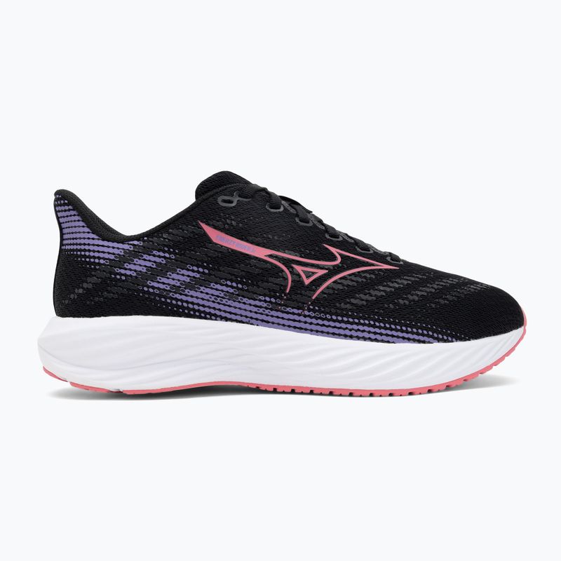 Vaikiški bėgimo bateliai Mizuno Enerzy Rider Jr black/camelliarose/ paisleypurple 2