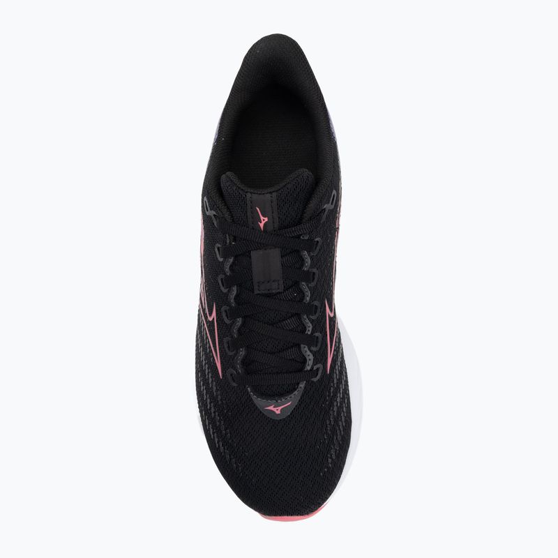 Vaikiški bėgimo bateliai Mizuno Enerzy Rider Jr black/camelliarose/ paisleypurple 5