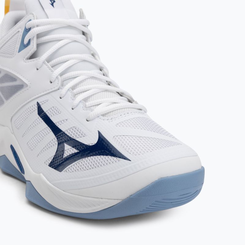 Tinklinio batai Mizuno Wave Dimension Mid balti/bellwether mėlyni/belair mėlyni 7