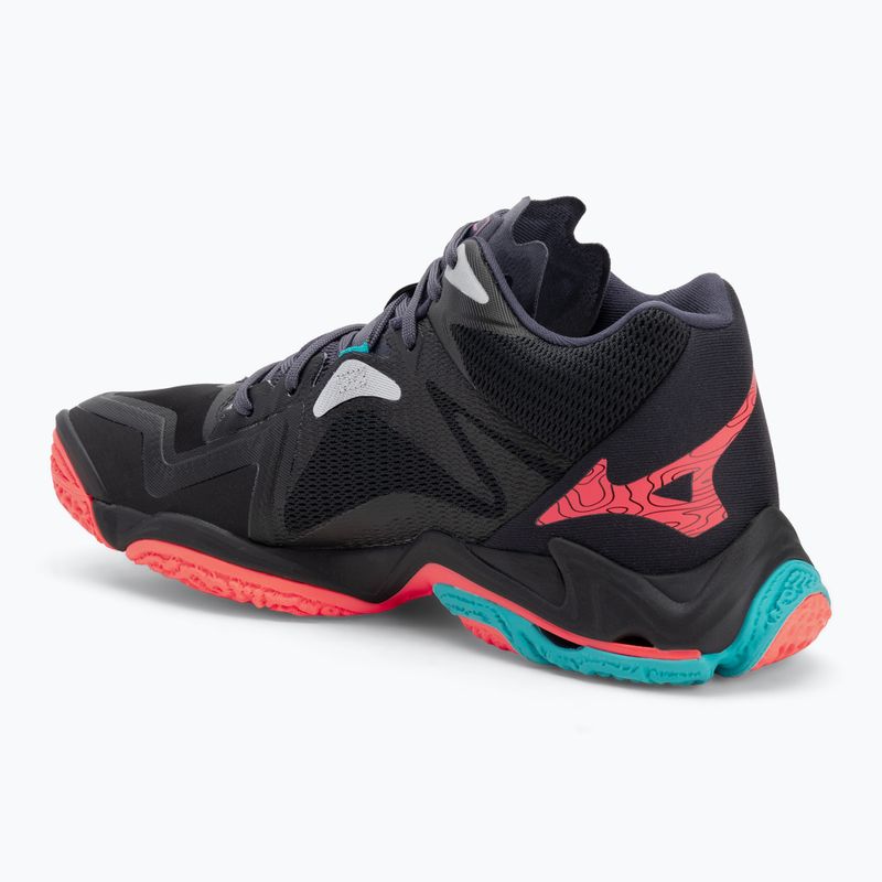 Tiklinio batai Mizuno Wave Lightning Z8 Mid black/neon flame/peacock blue 3