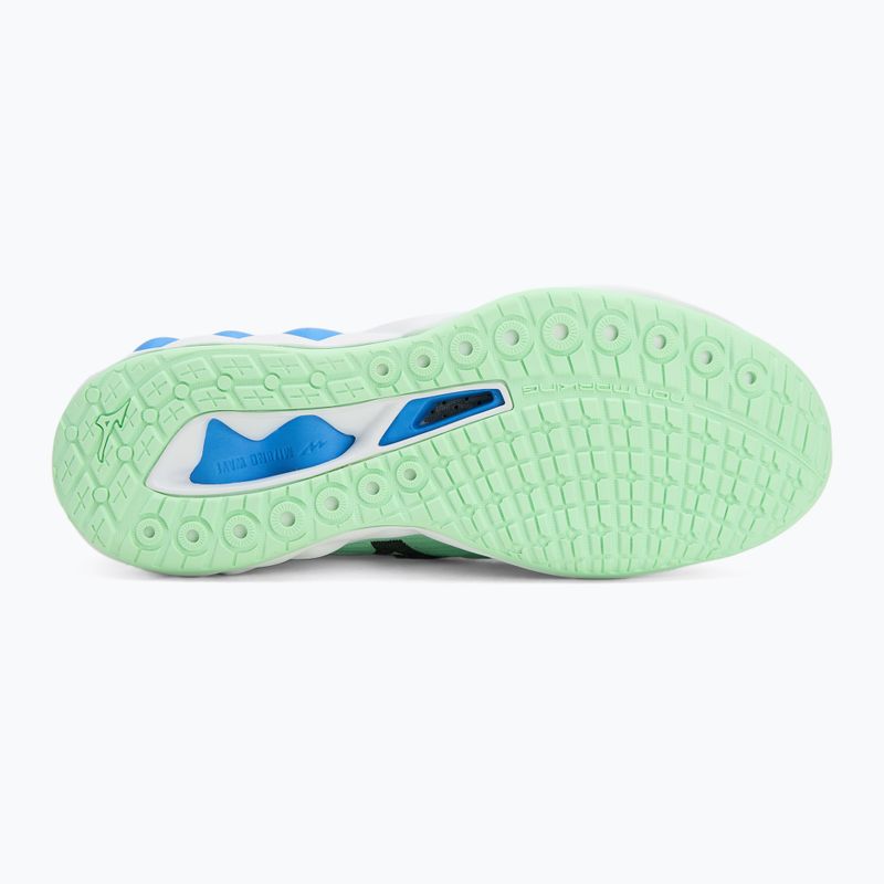 Tinklinio bateliai Mizuno Wave Luminous 3 neo mint/black/frontier blue 4