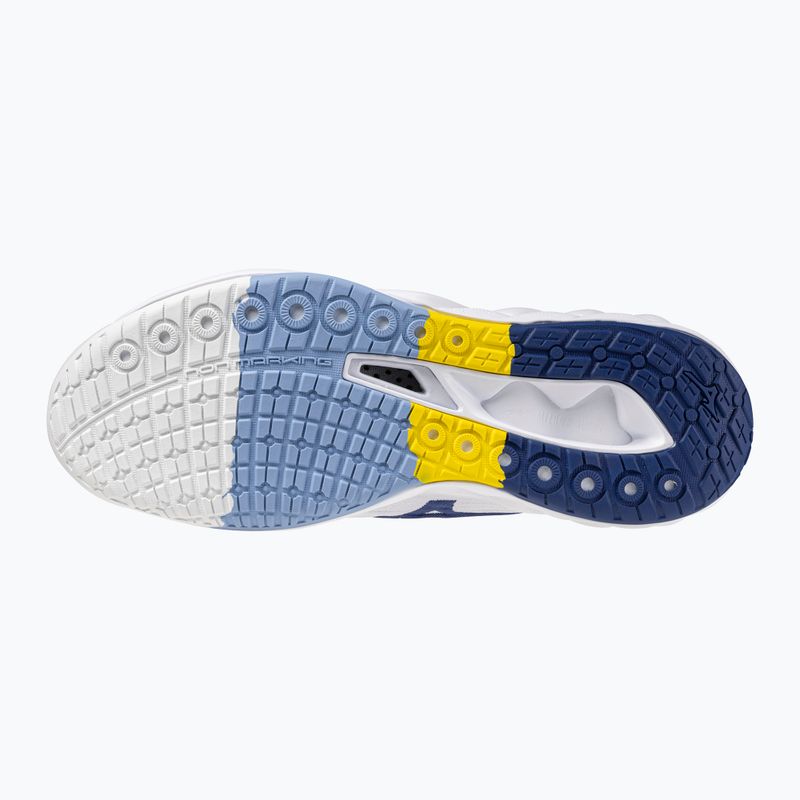 Tinklinio batai Mizuno Wave Luminous 3 balti/bellwether mėlyni/belair mėlyni 12