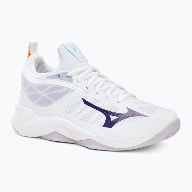 Tinklinio bateliai Mizuno Wave Dimension white/violet indigo/camellia rose