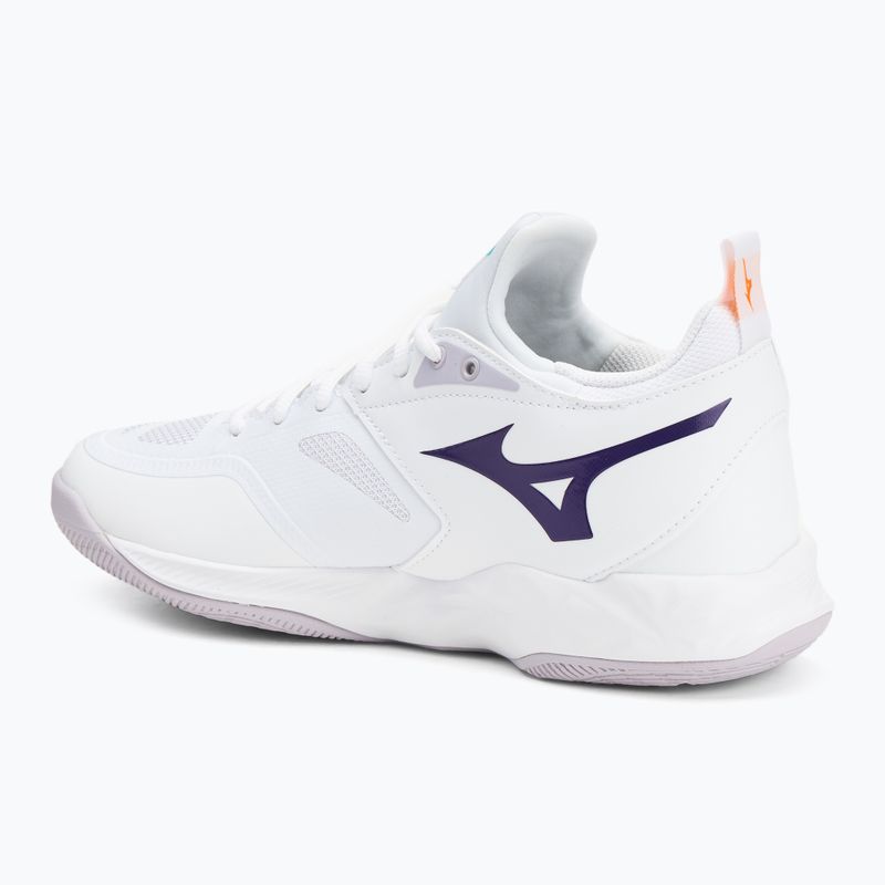 Tinklinio bateliai Mizuno Wave Dimension white/violet indigo/camellia rose 3