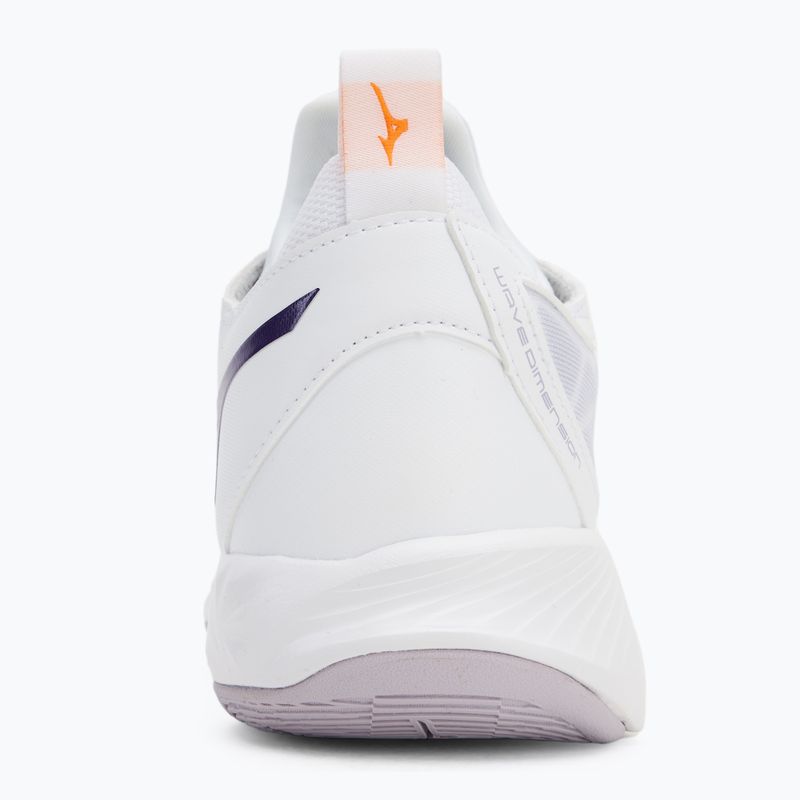 Tinklinio bateliai Mizuno Wave Dimension white/violet indigo/camellia rose 6