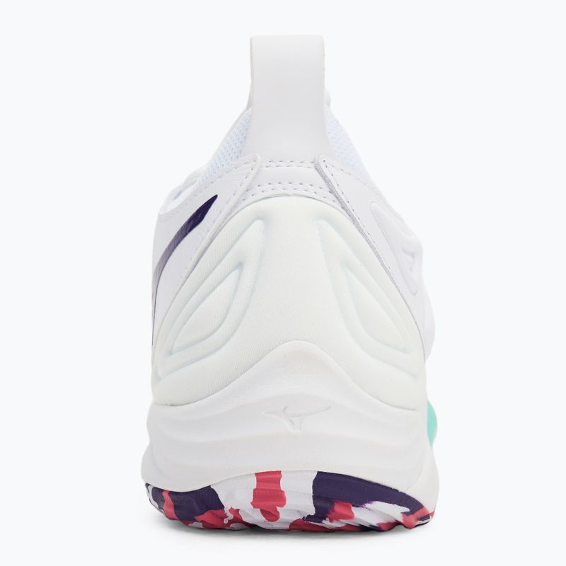 Tinklinio bateliai Mizuno Wave Momentum 3 white/violet indigo/camellia rose 6