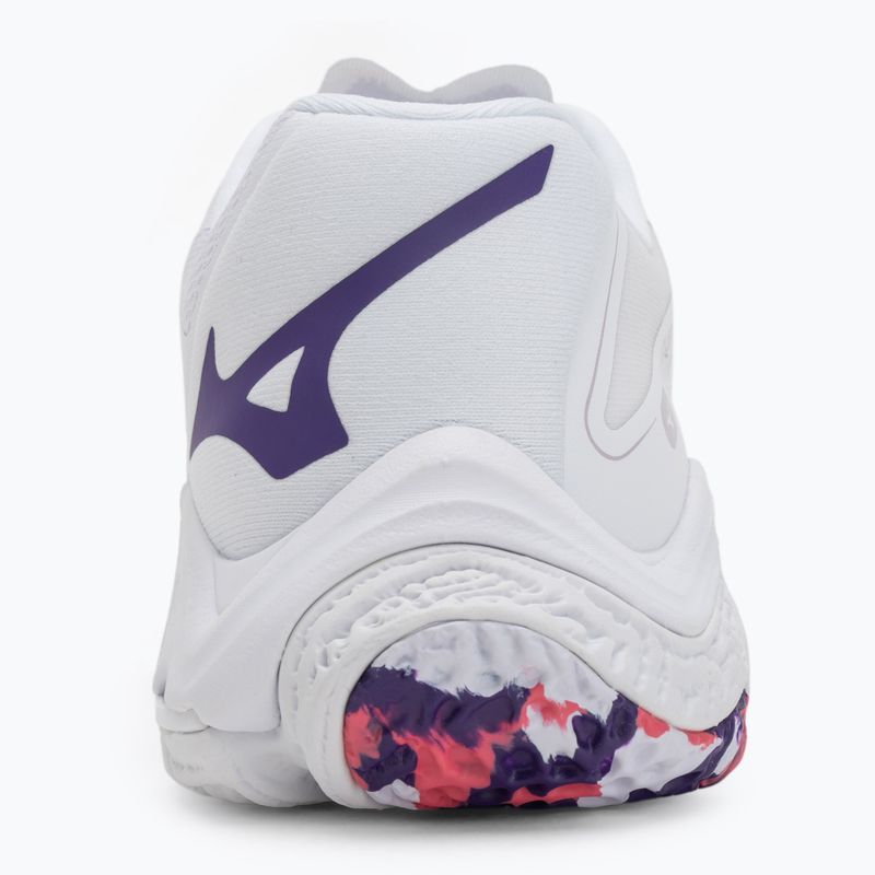 Moteriški tinklinio batai Mizuno Wave Lightning Z8 balti/violetiniai indigo/camelliaros 6