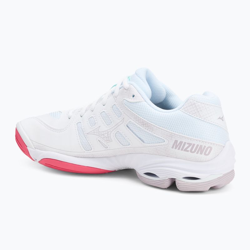 Tinklinio bateliai Mizuno Wave Voltage 2 white/violet indigo/camellia rose 3