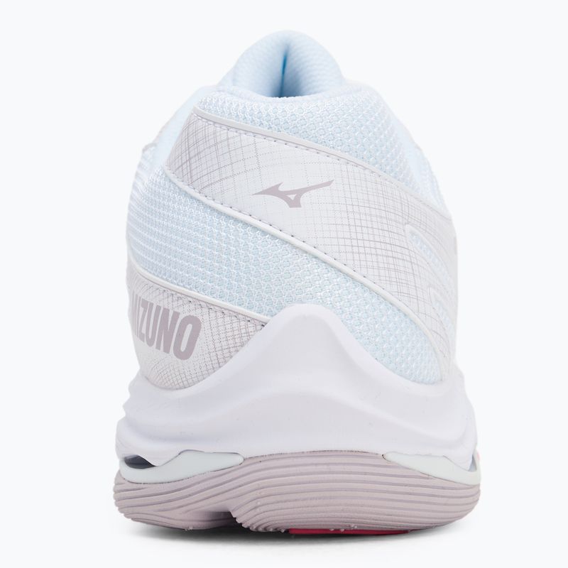 Tinklinio bateliai Mizuno Wave Voltage 2 white/violet indigo/camellia rose 6