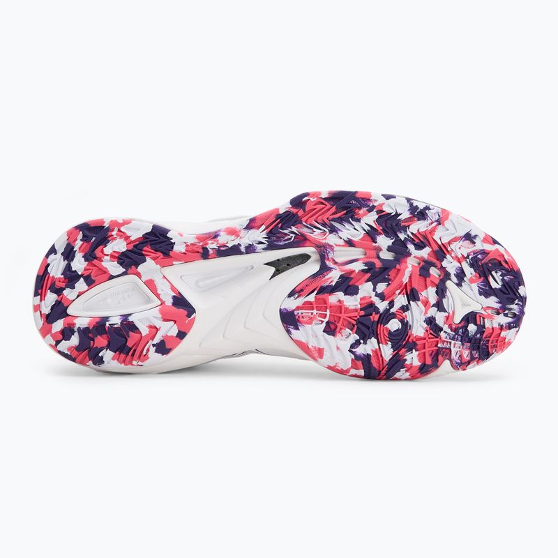 Batai Mizuno Wave Mirage 5 white/violet indigo/camellia rose 4