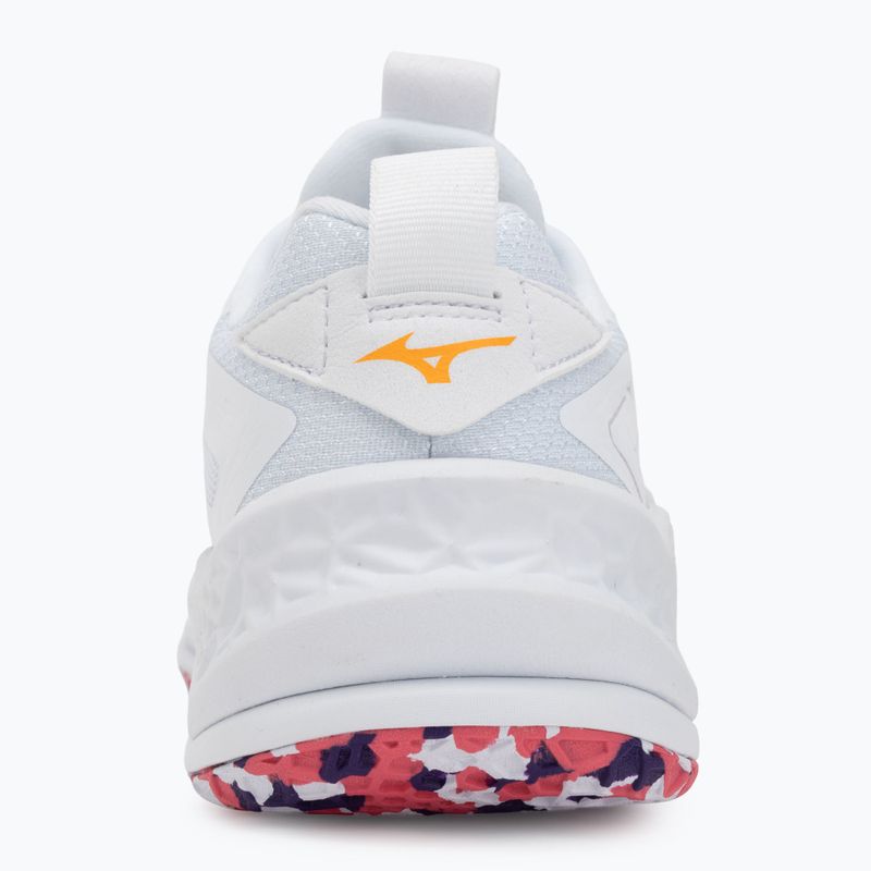 Rankinio bateliai Mizuno Wav Stealth Neo 2 white/violet indigo/camellia rose 6