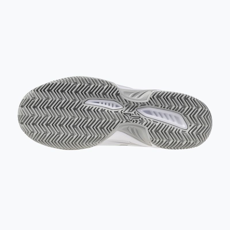Moteriški teniso batai Mizuno Break Shot 5 CC white/ ultimate gray/ harbor mist 9