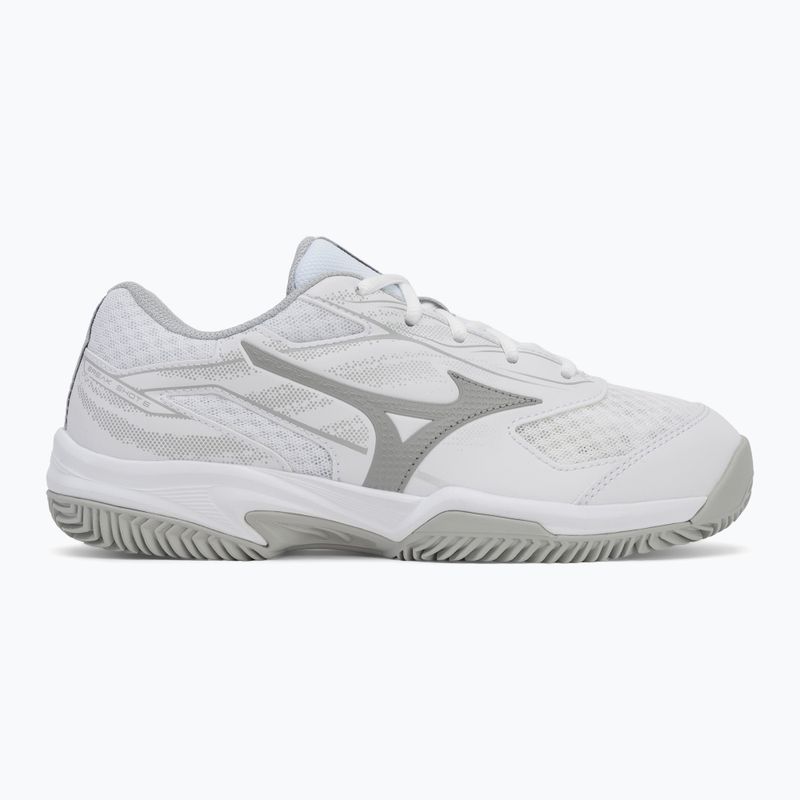 Moteriški teniso batai Mizuno Break Shot 5 CC white/ ultimate gray/ harbor mist 2