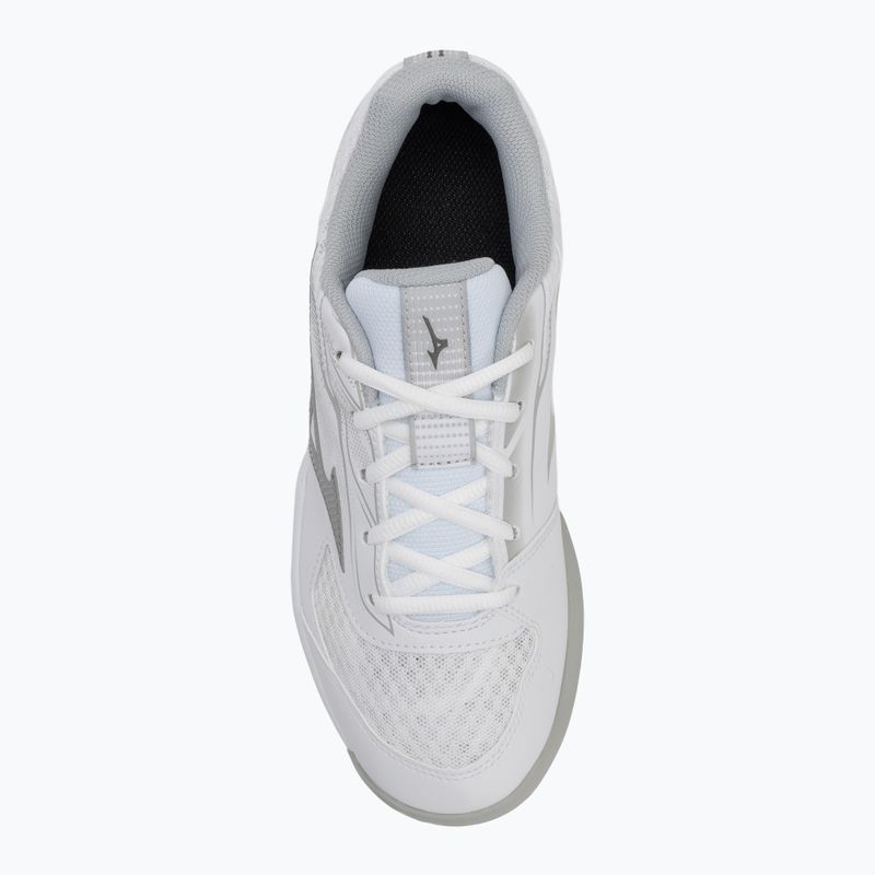 Moteriški teniso batai Mizuno Break Shot 5 CC white/ ultimate gray/ harbor mist 5
