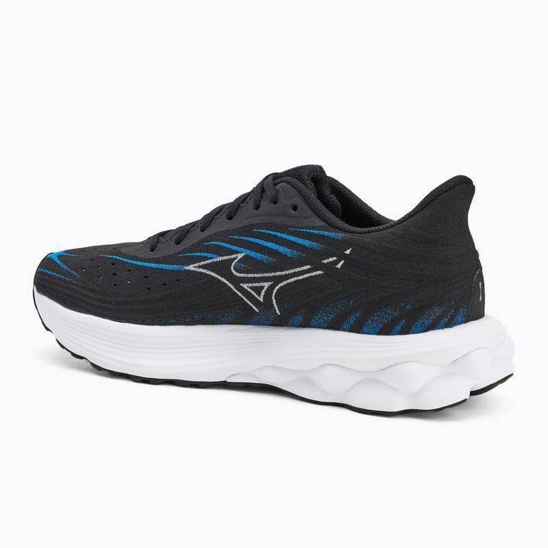 Vyriški bėgimo batai Mizuno Wave Skyrise 6 black/white/blue pace 3
