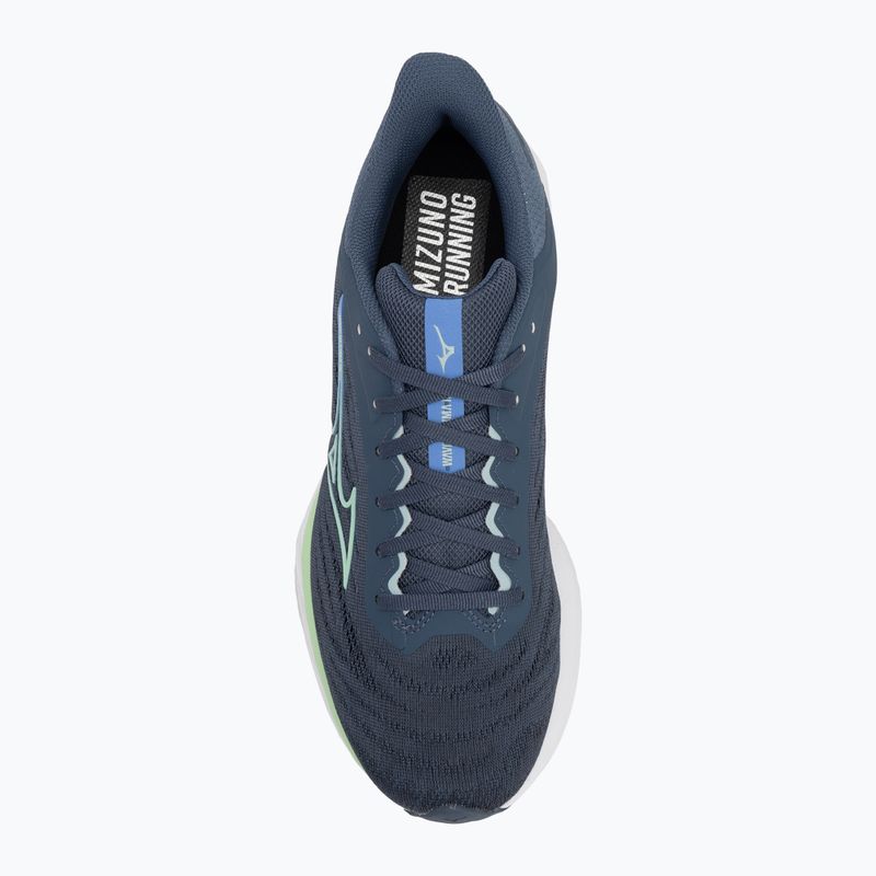 Vyriški bėgimo batai Mizuno Wave Ultima 16 vintage indigo/neo mint/frontier blue 5
