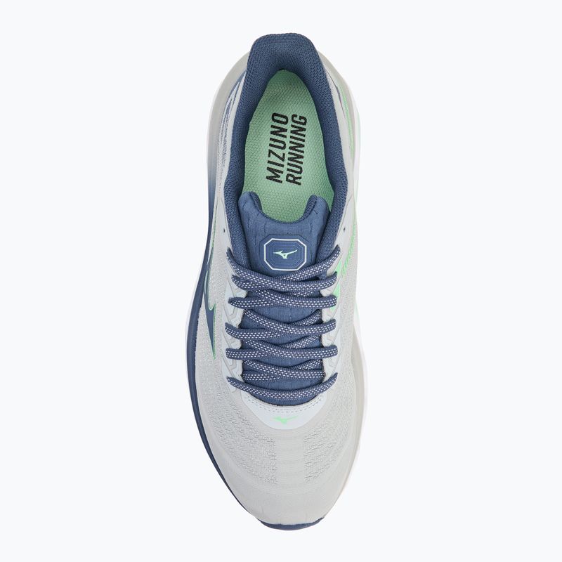 Vyriški bėgimo batai Mizuno Wave Horizon 8 pearl blue/vintage indigo/neo mint 4