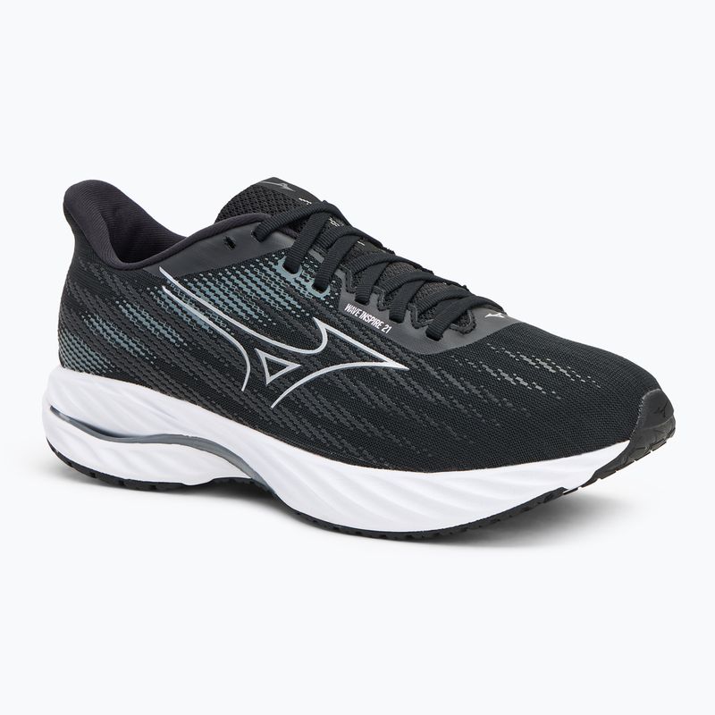 Vyriški bėgimo batai Mizuno Wave Inspire 21 black/silver/metallic gray