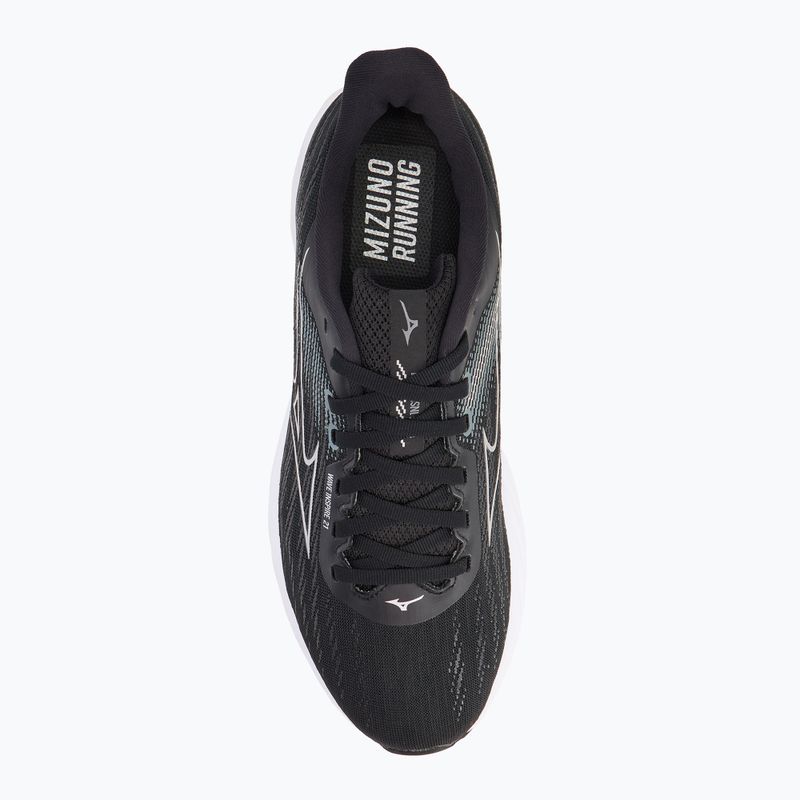 Vyriški bėgimo batai Mizuno Wave Inspire 21 black/silver/metallic gray 5