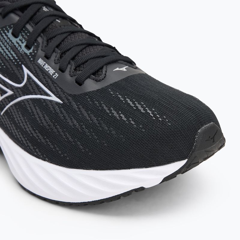Vyriški bėgimo batai Mizuno Wave Inspire 21 black/silver/metallic gray 7