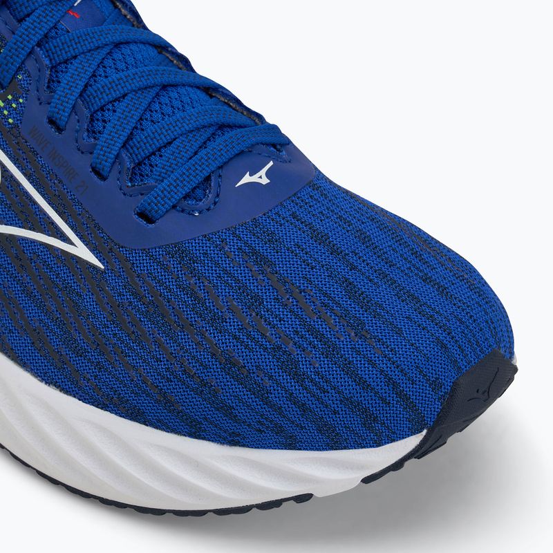 Vyriški bėgimo batai Mizuno Wave Inspire 21 reflex blue c/white/green gecko 7