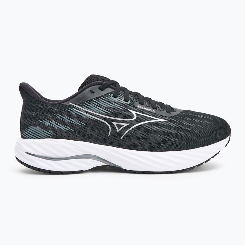 Vyriški bėgimo batai Mizuno Wave Inspire 21 2E black/silver/metallic gray 2