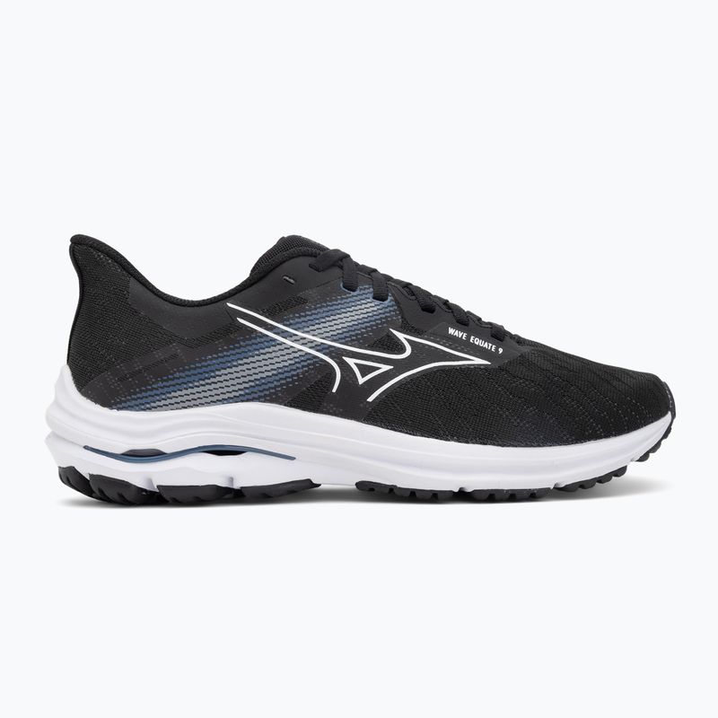 Vyriški bėgimo bateliai Mizuno Wave Equate 9 black/white/vintage indigo 2